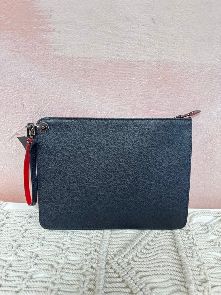 Louboutin Black Leather Pochette