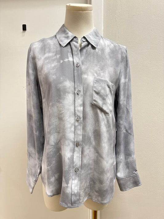 Rails Grey Tie Dye Button Up NWT