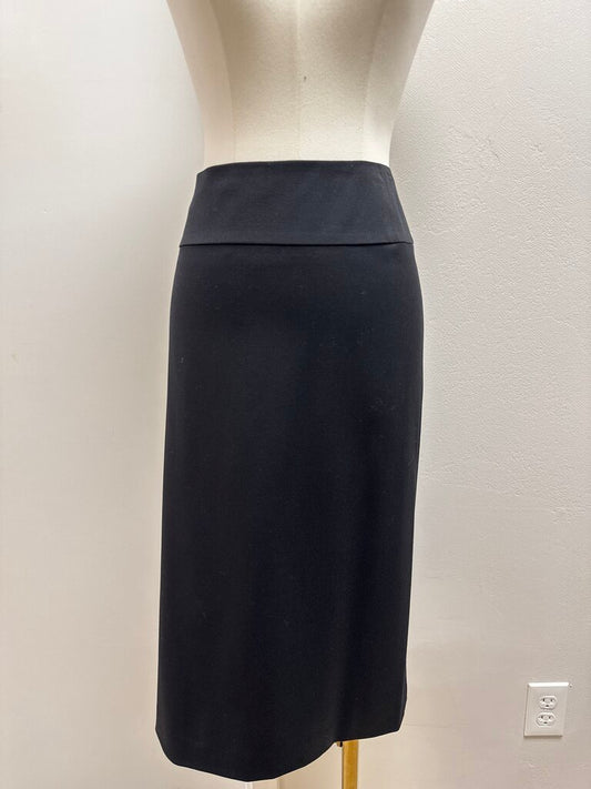 Lafayette 148 Black Midi Skirt NWT