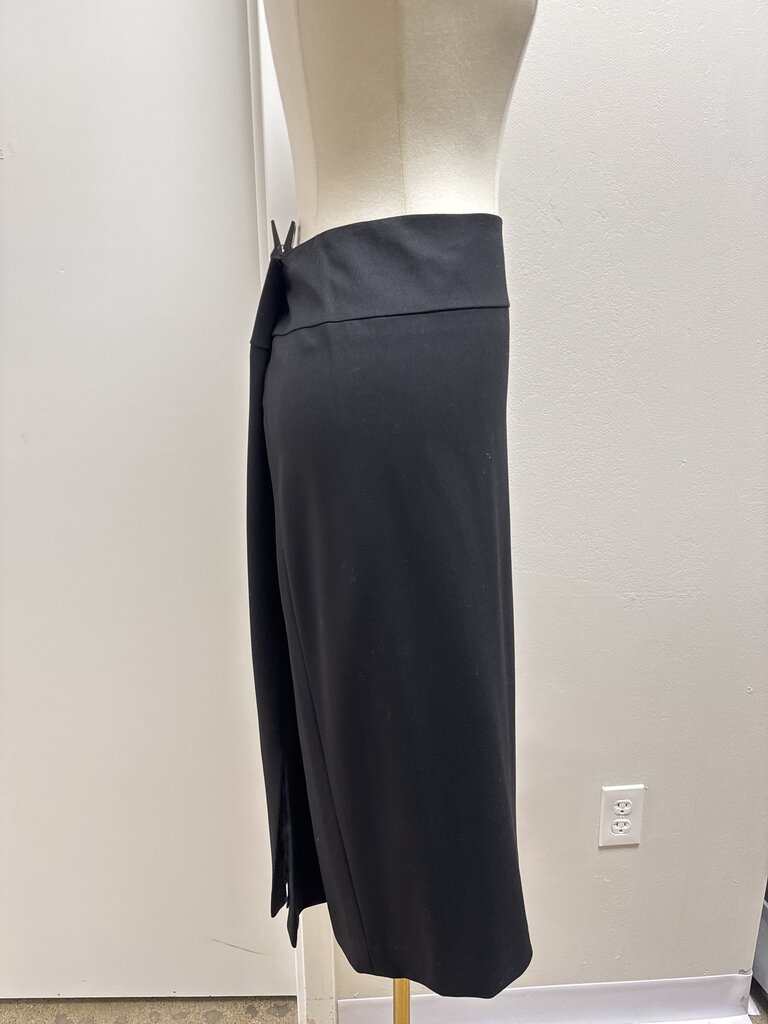 Lafayette 148 Black Midi Skirt NWT