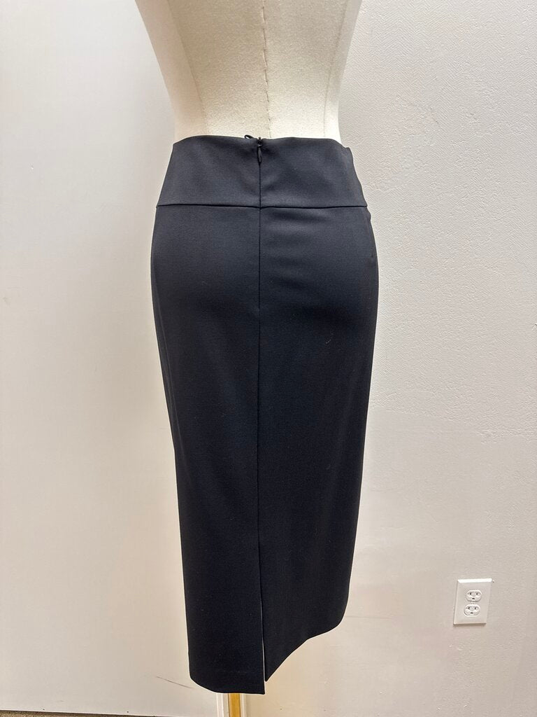 Lafayette 148 Black Midi Skirt NWT