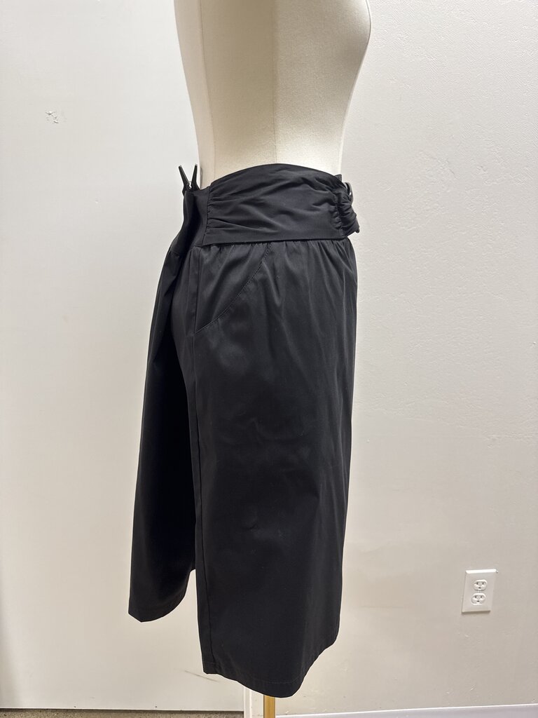 Lafayette 148 Black Belted Skirt NWT