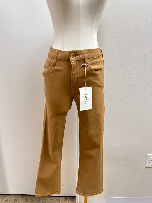Frame Tan Coated Jean NWT