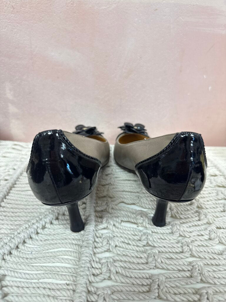 Chanel Taupe Vintage Camelia Pump (As Is)