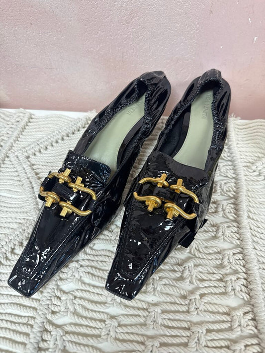 Bottega Black Patent Pump NWT w/Box