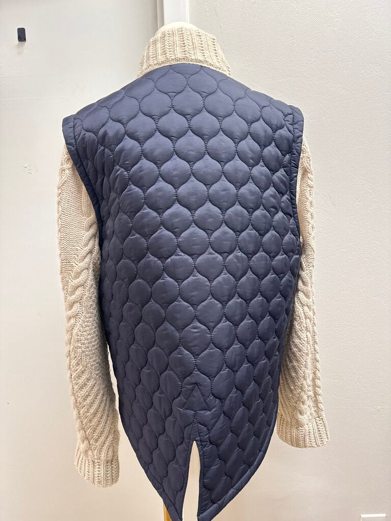 Veronica Beard Navy Quilted Jacket