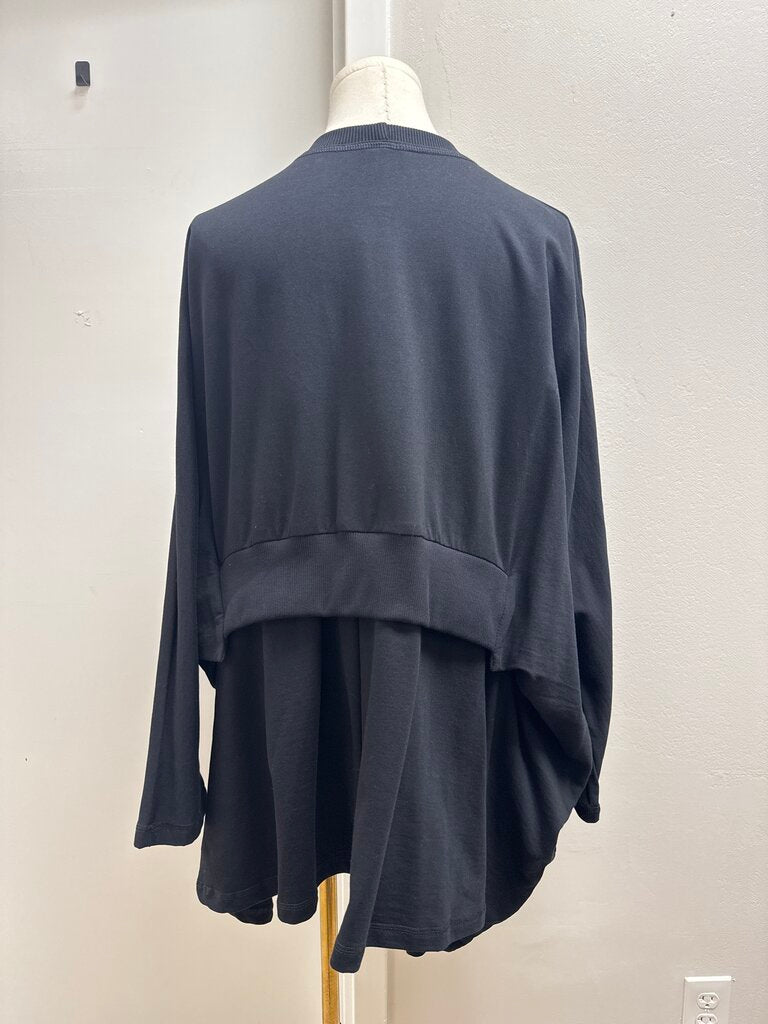 Amma Black Layer Sweatshirt NWT