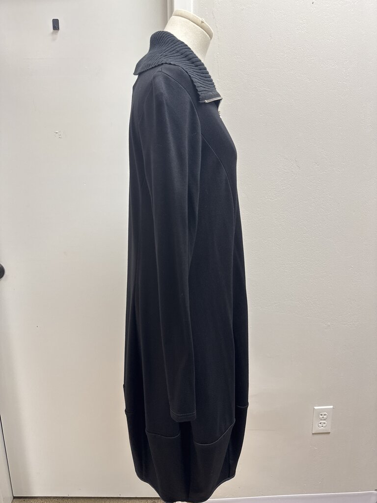 NY 77 Black Midi Dress