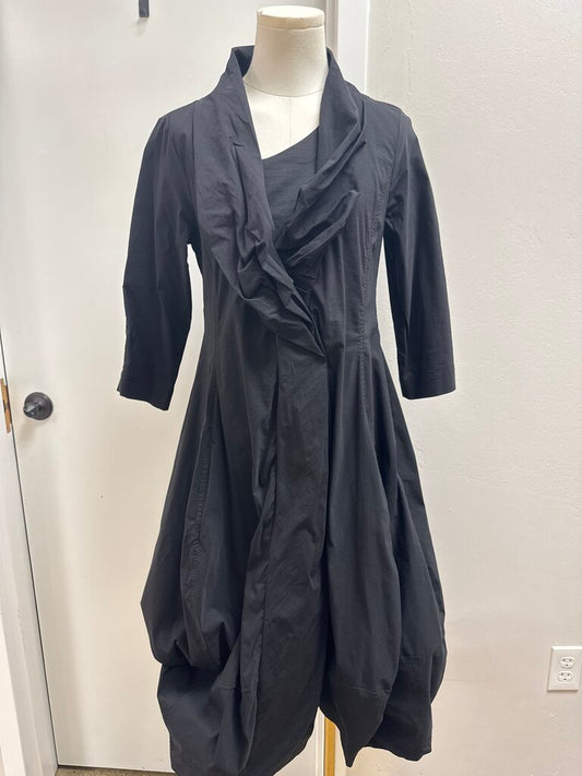Rundholz Black Midi Dress NWT