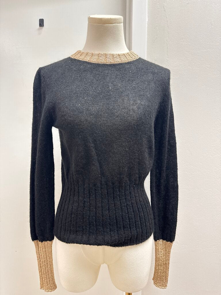 Marella Black and Gold Sweater NWT