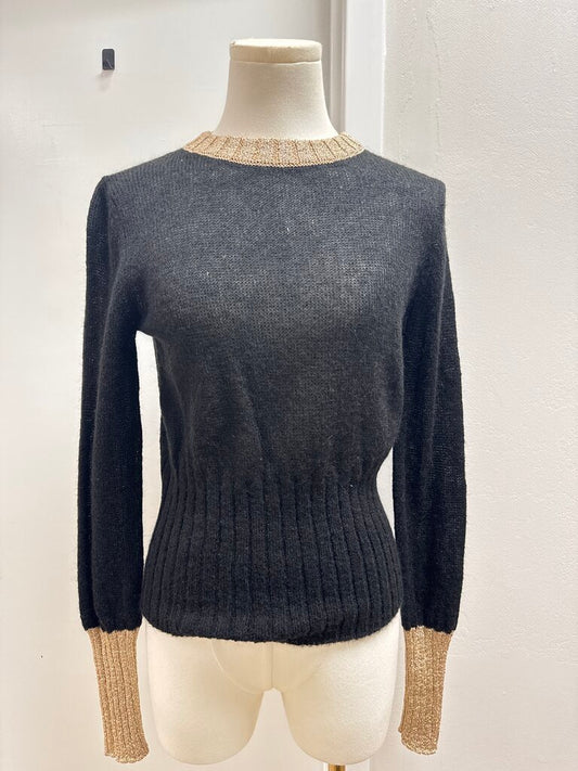 Marella Black and Gold Sweater NWT
