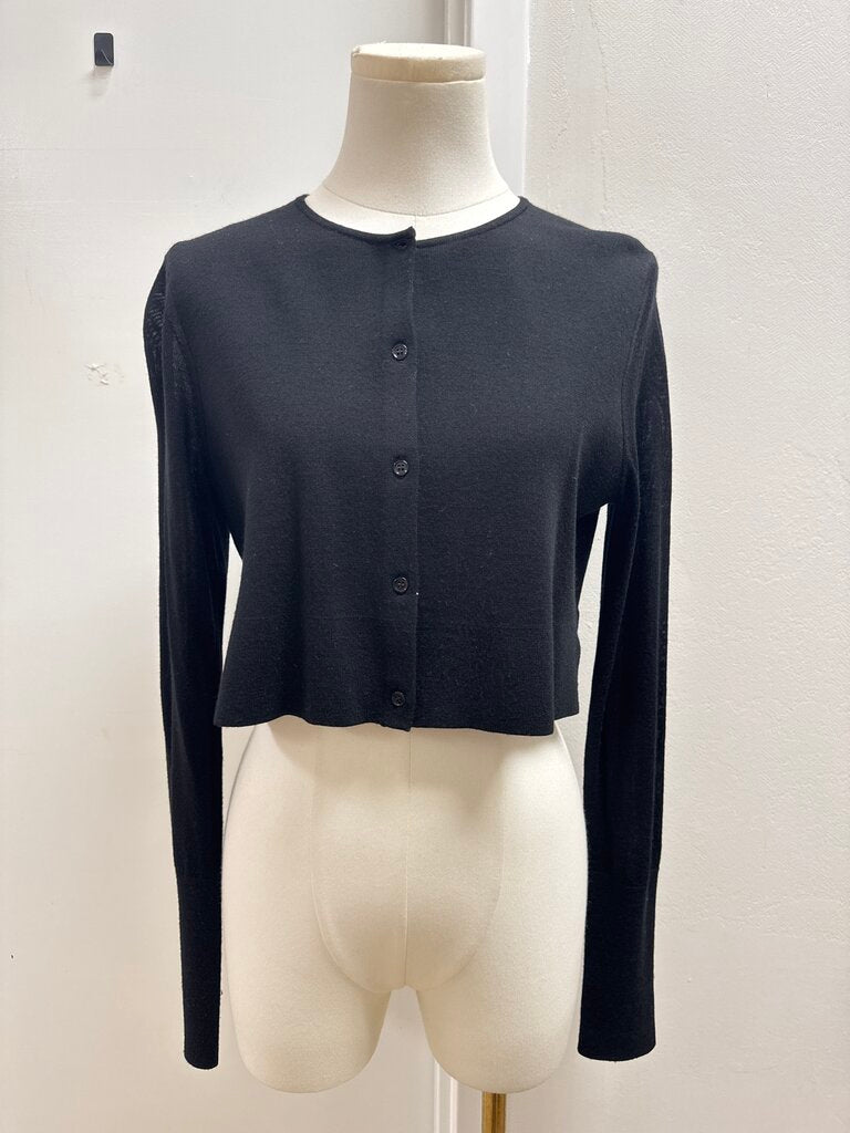 Dorothee Schumacher Black Cropped Cardigan