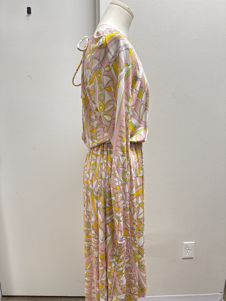 Pucci Pink Geo Jersey Dress
