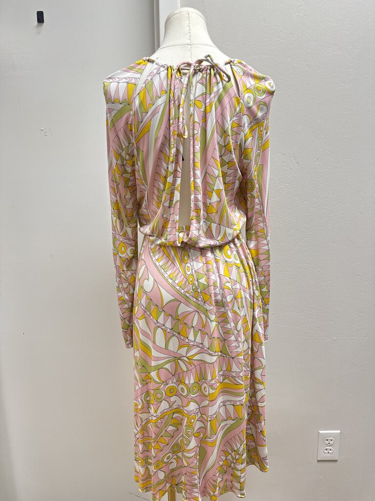 Pucci Pink Geo Jersey Dress