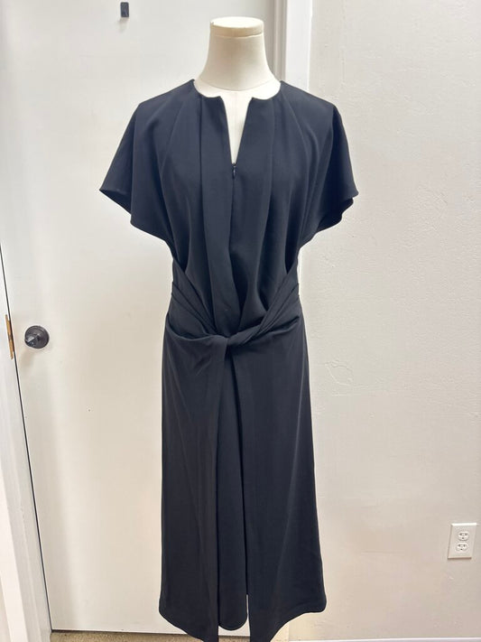 Proenza Schouler Black Pleated Maxi Dress NWT