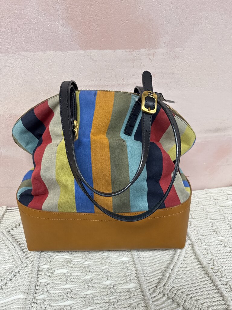 Fendi Multi Striped Tote