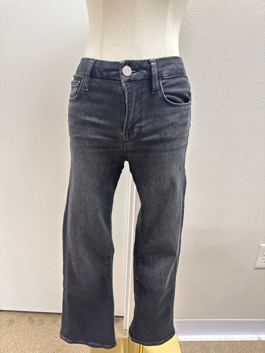 Frame Black Straight Leg Jean