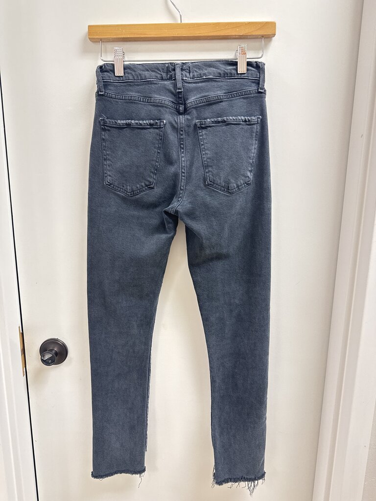 AGOLDE Black Straight Leg Jean