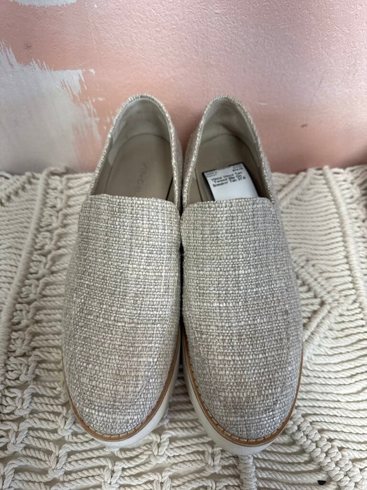 Vince Tan Tweed Slip On Sneaker