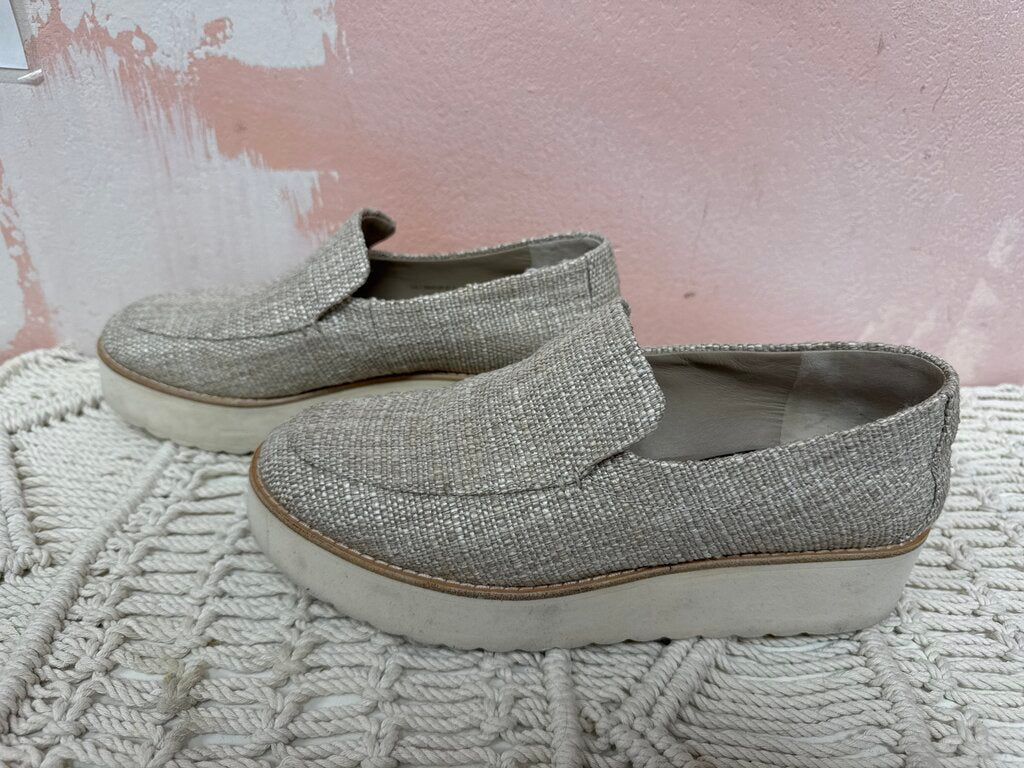 Vince Tan Tweed Slip On Sneaker