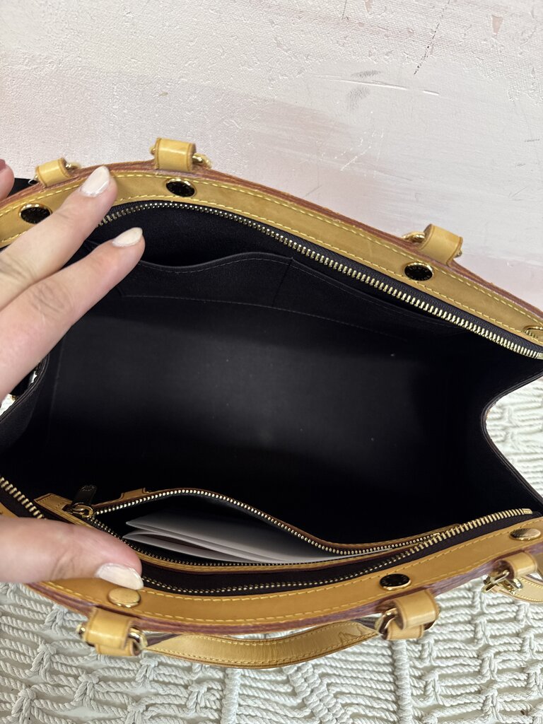 Louis Vuitton Maroon Vernis Brea MM '12