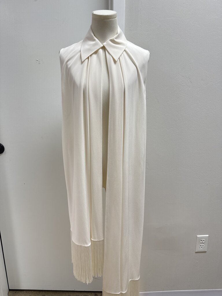 Givenchy Ivory Fringe Top