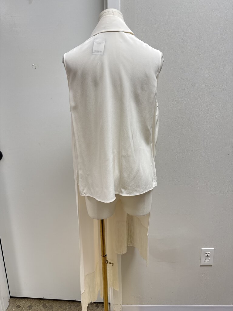 Givenchy Ivory Fringe Top