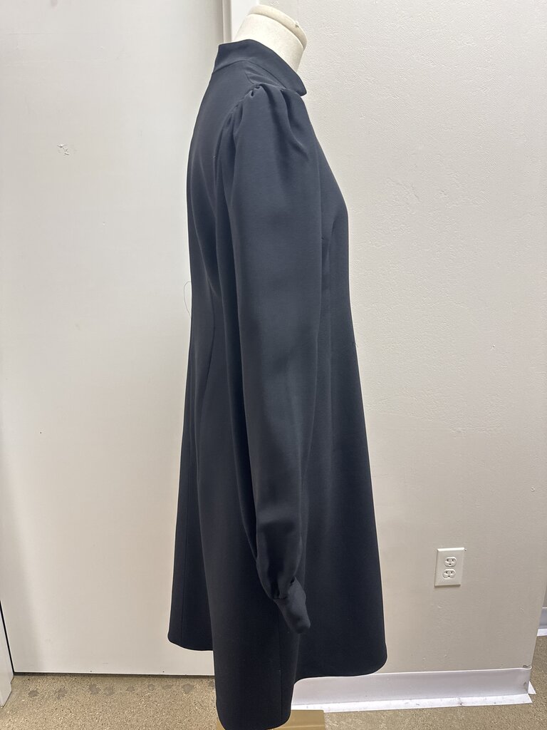 Andrew GN Black Mock Neck Dress