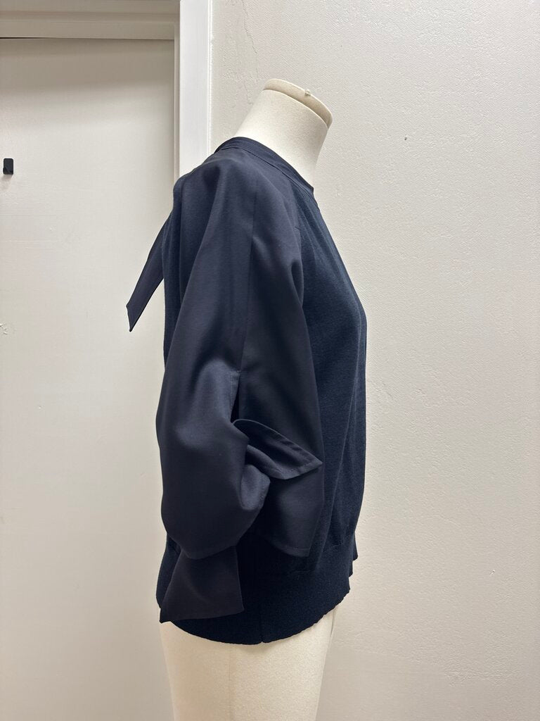 Adeam Navy Knit Top NWT