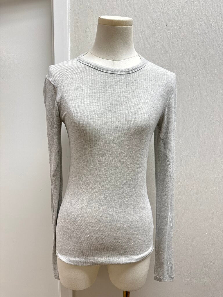 Lululemon Grey Ribbed Tee