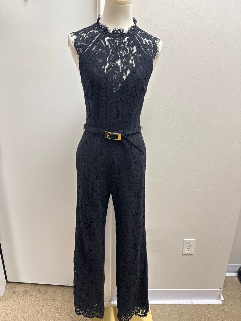 Generation Love Black Lace Jumpsuit NWT