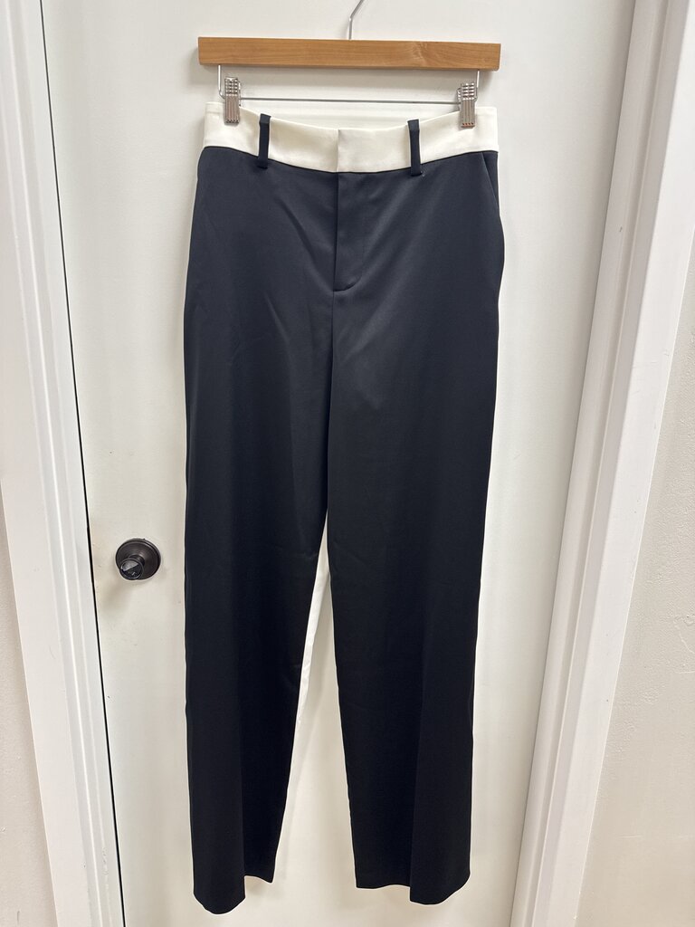 Alice + Olivia Black and White Trouser NWT
