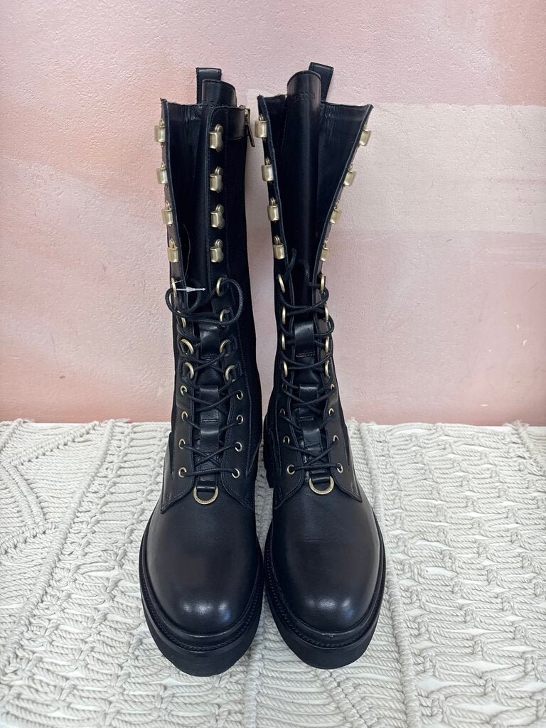 AllSaints Tall Combat Boot (w/ Extra Laces)