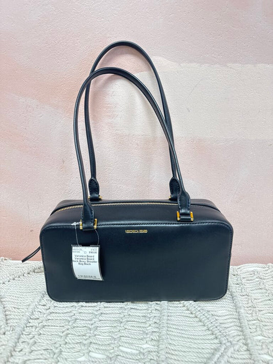 Veronica Beard Black Boxy Shoulder Bag