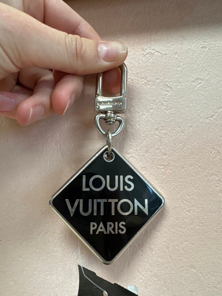 Louis Vuitton Vintage Logo Bag Charm and Key Chain