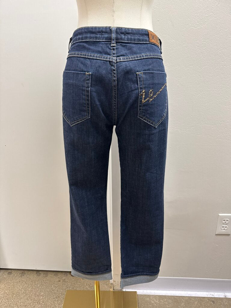 Max Mara Blue Cuffed Jean