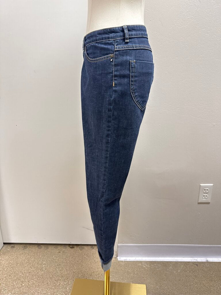 Max Mara Blue Cuffed Jean