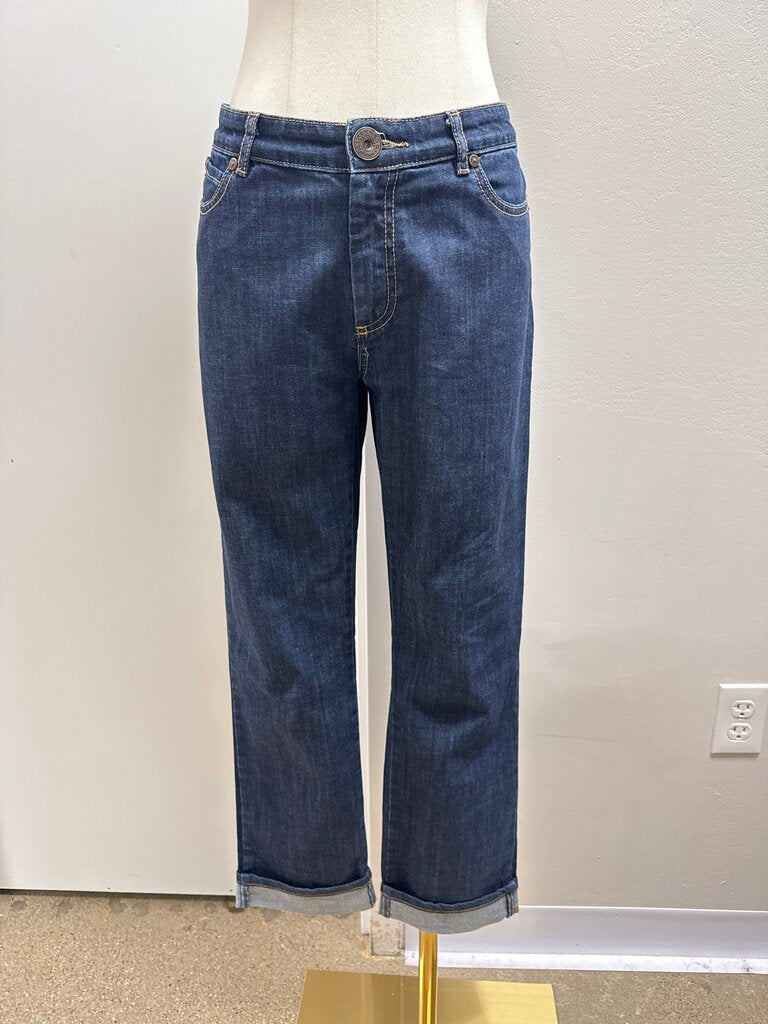 Max Mara Blue Cuffed Jean