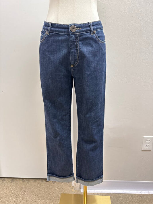 Max Mara Blue Cuffed Jean
