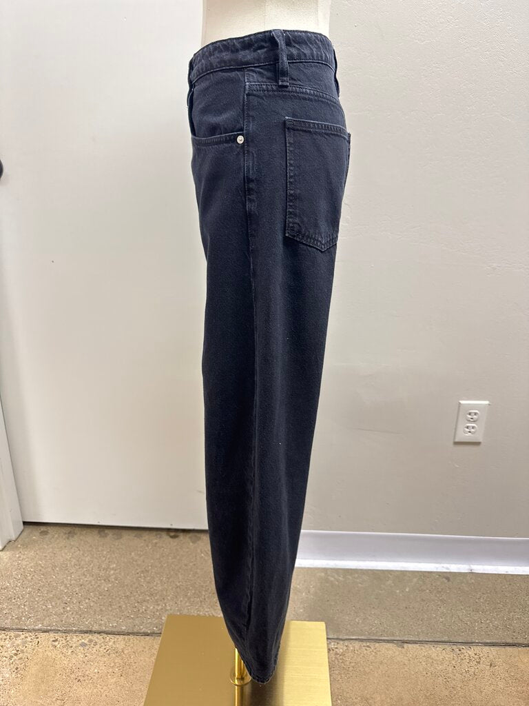 Frame Black Wide Leg Jean