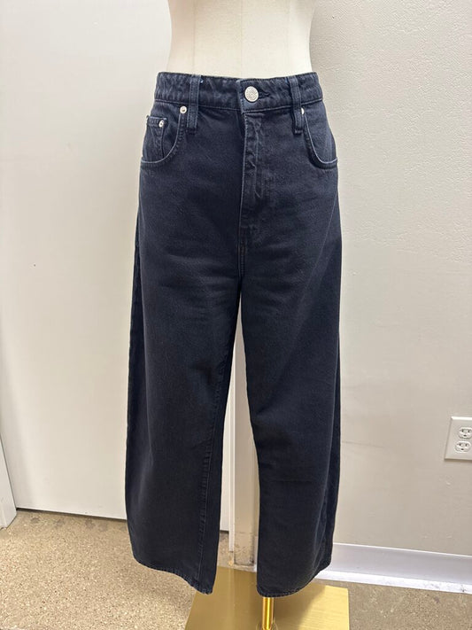 Frame Black Wide Leg Jean