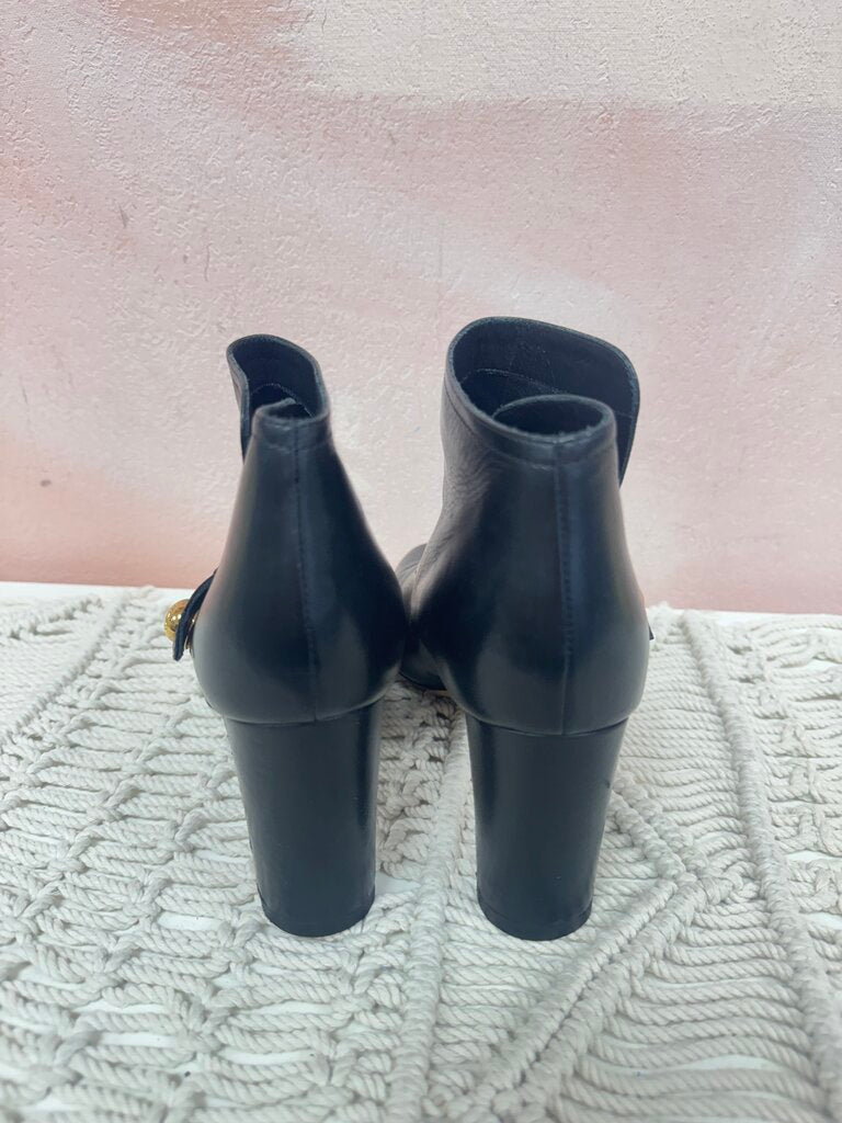 Jimmy Choo Black Leather Bootie