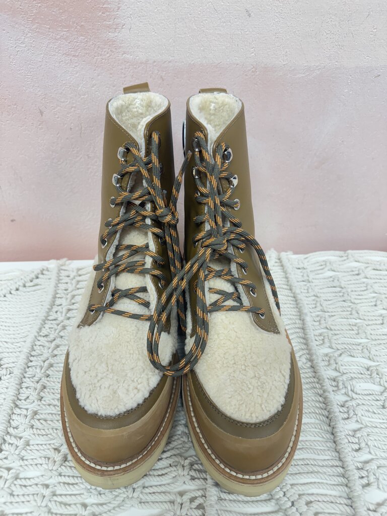 Diemme x Ulla Johnson Shearling Combat Boot