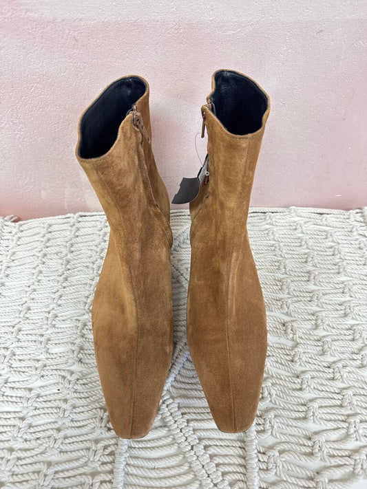 Staud Tan Suede Bootie