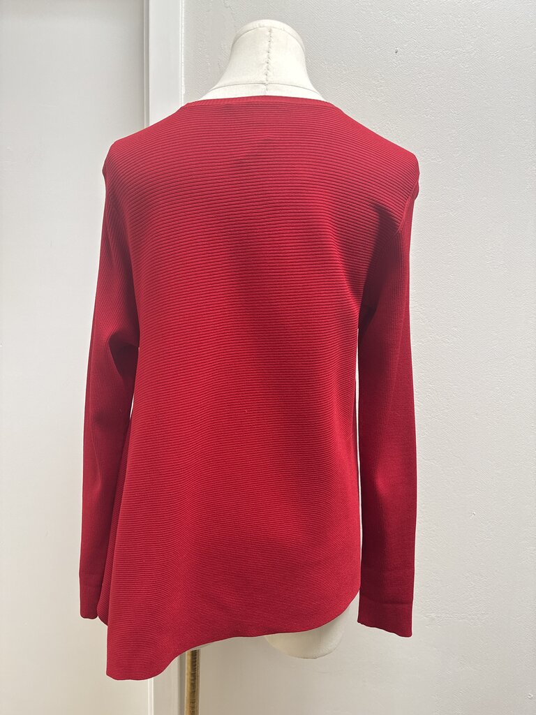 Derek Lam Red Ribbed Tunic