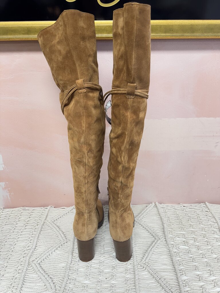 Free People Camel Suede Tall Boot NWT