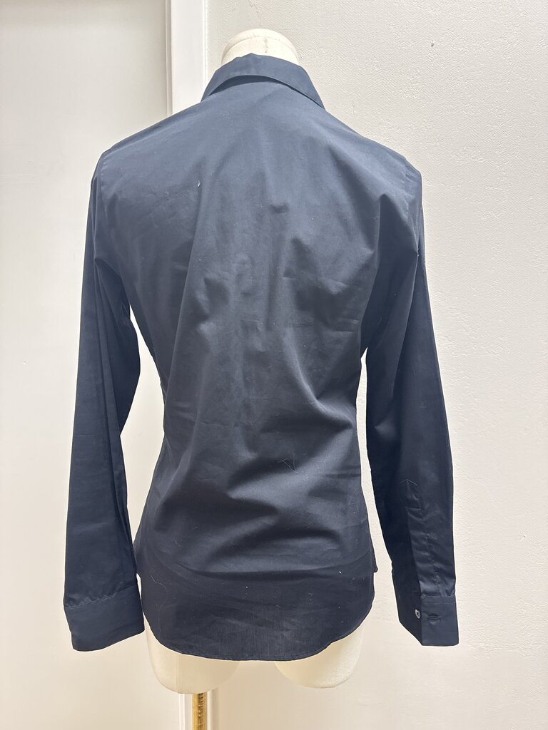 Libertine Black and Purple Sequin Button Up