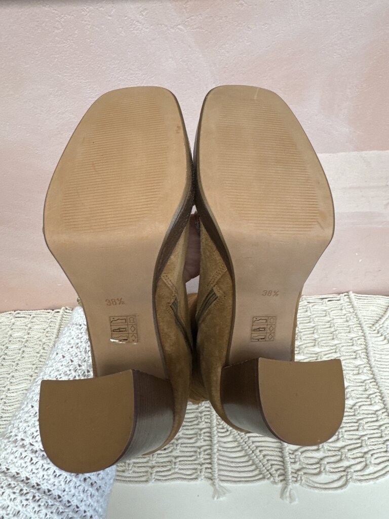 Free People Camel Suede Tall Boot NWT