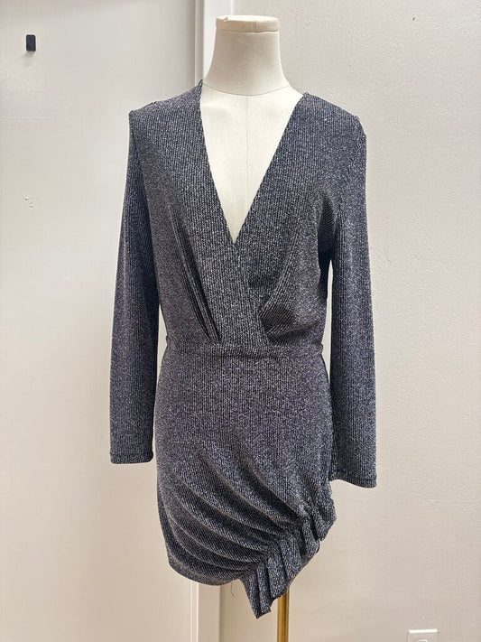 IRO Silver Mini Dress