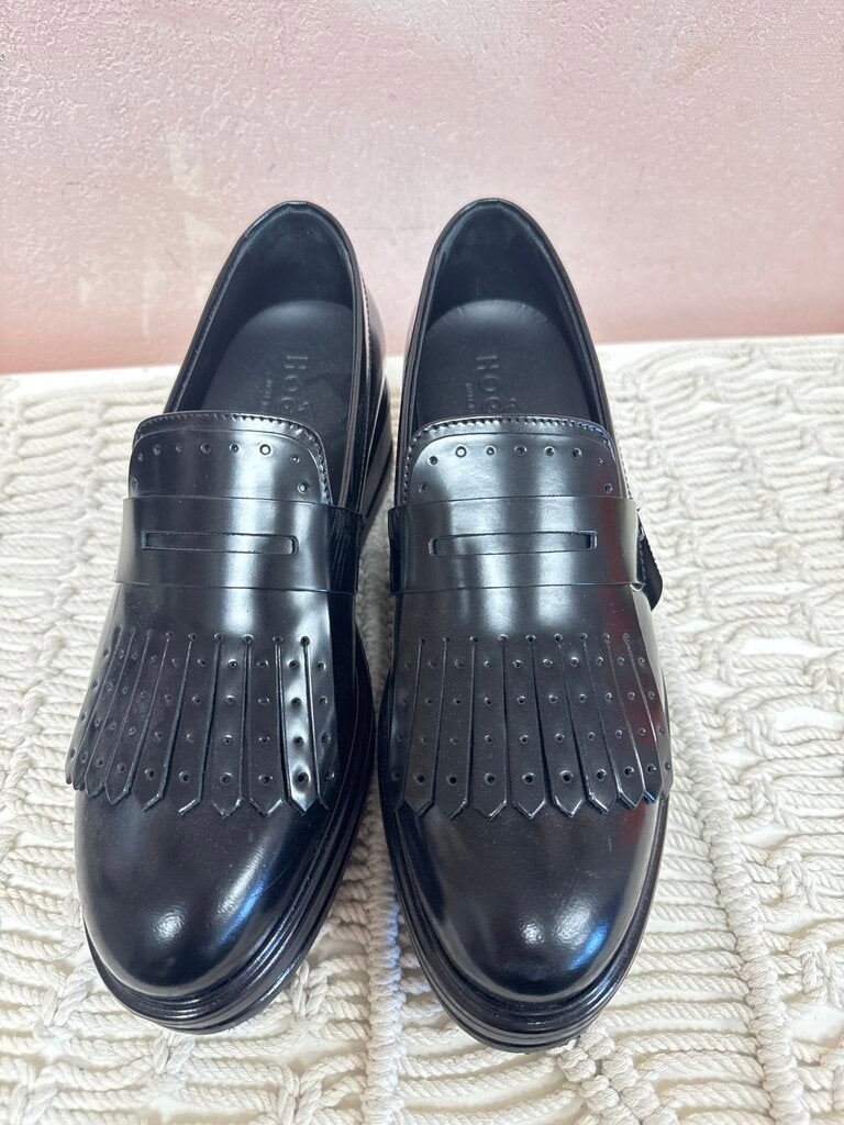 Hogan Black Platform Loafer